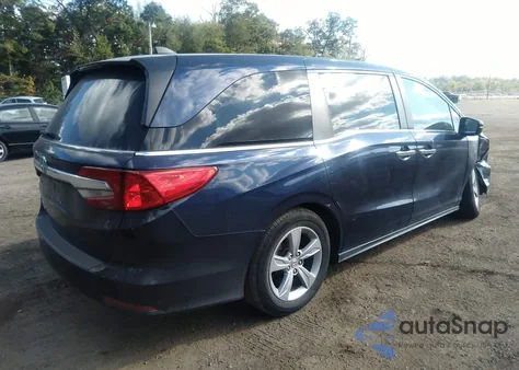 2019 Honda Odyssey Ex-L из США, поврежденный, VIN 5FNRL6H74KB032442
